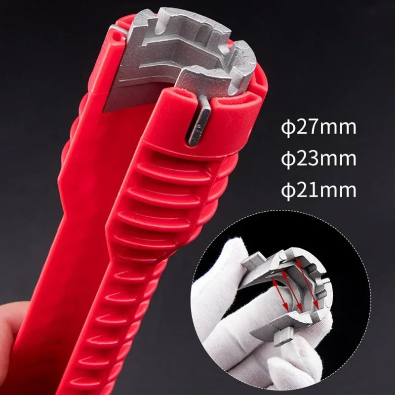 14 In 1 Faucet Sink Wrench | Multi-Use Plumbing Tool Kit for Bathroom and Kitchen