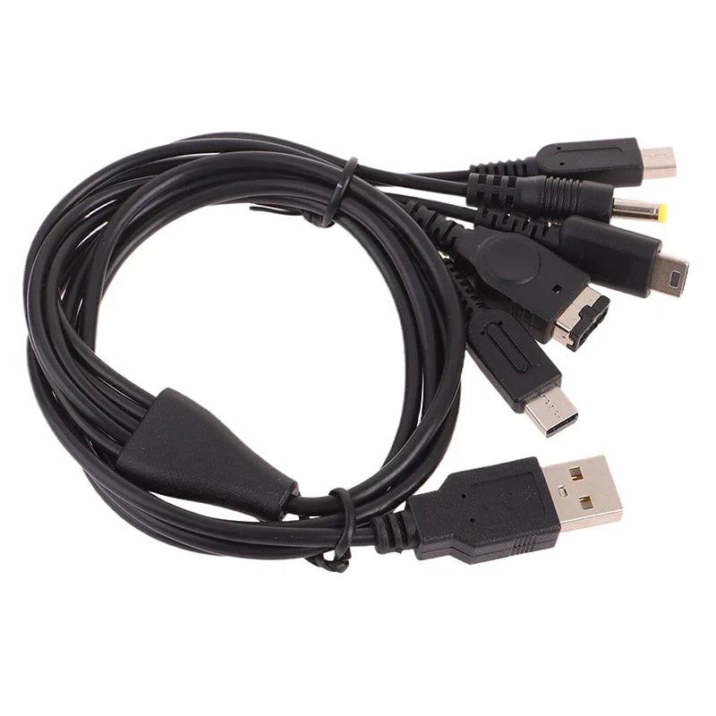 5-in-1 USB Game Charger Cable for 3DS, PSP, Wii U | Fast Charging Cord