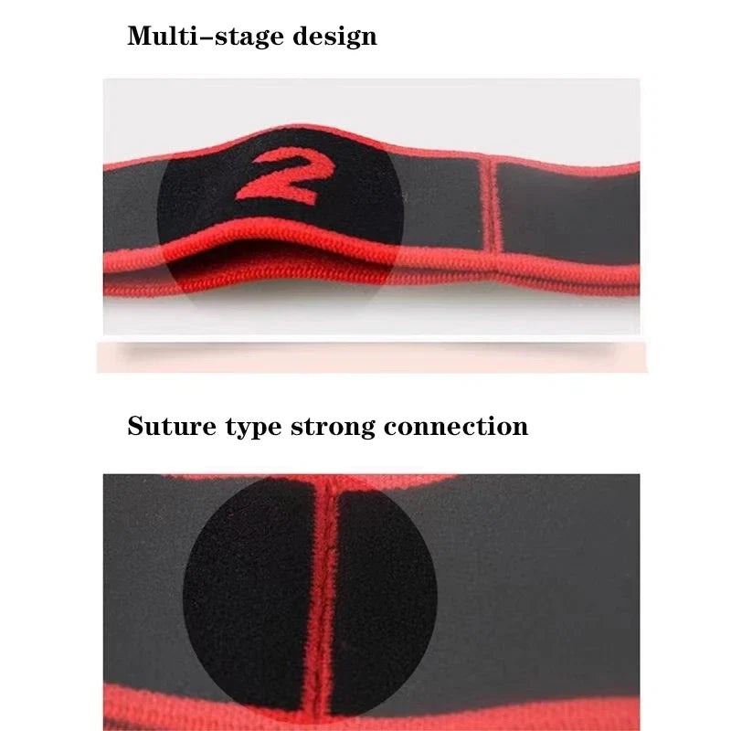 4*90cm Yoga Elastic Stretch Belt | Fitness Resistance Band for Pilates, Dance & Strength Training