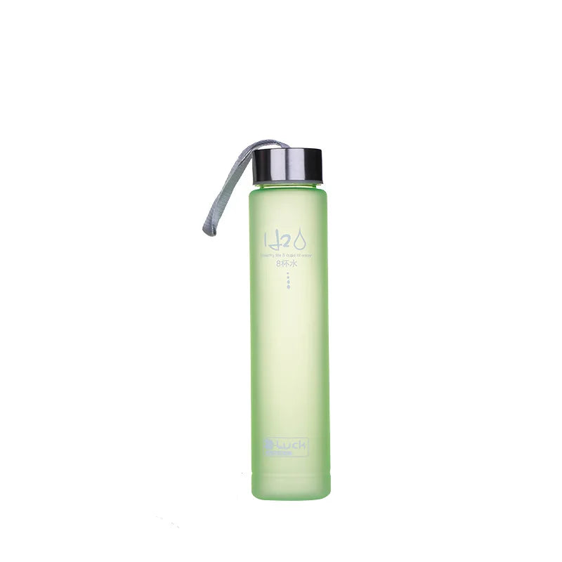 Frosted Plastic Water Bottle | Portable Leak-Proof Sport Drinkware