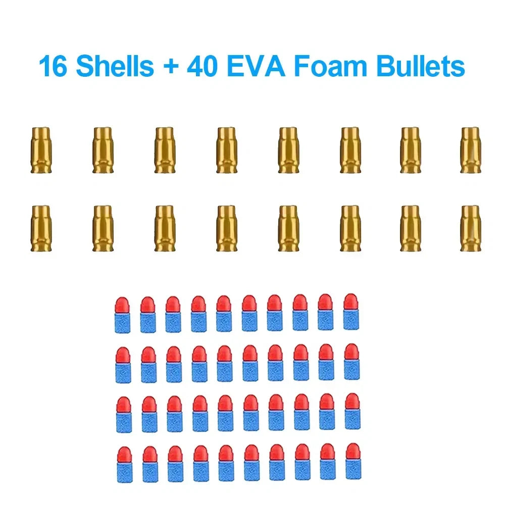 Soft EVA Foam Bullets for Toy Guns | Safe Shell Ejecting Ammo for Kids