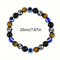 Stone Symbolic Tiger's Eye Bracelet | Unisex Wealth & Confidence Jewelry