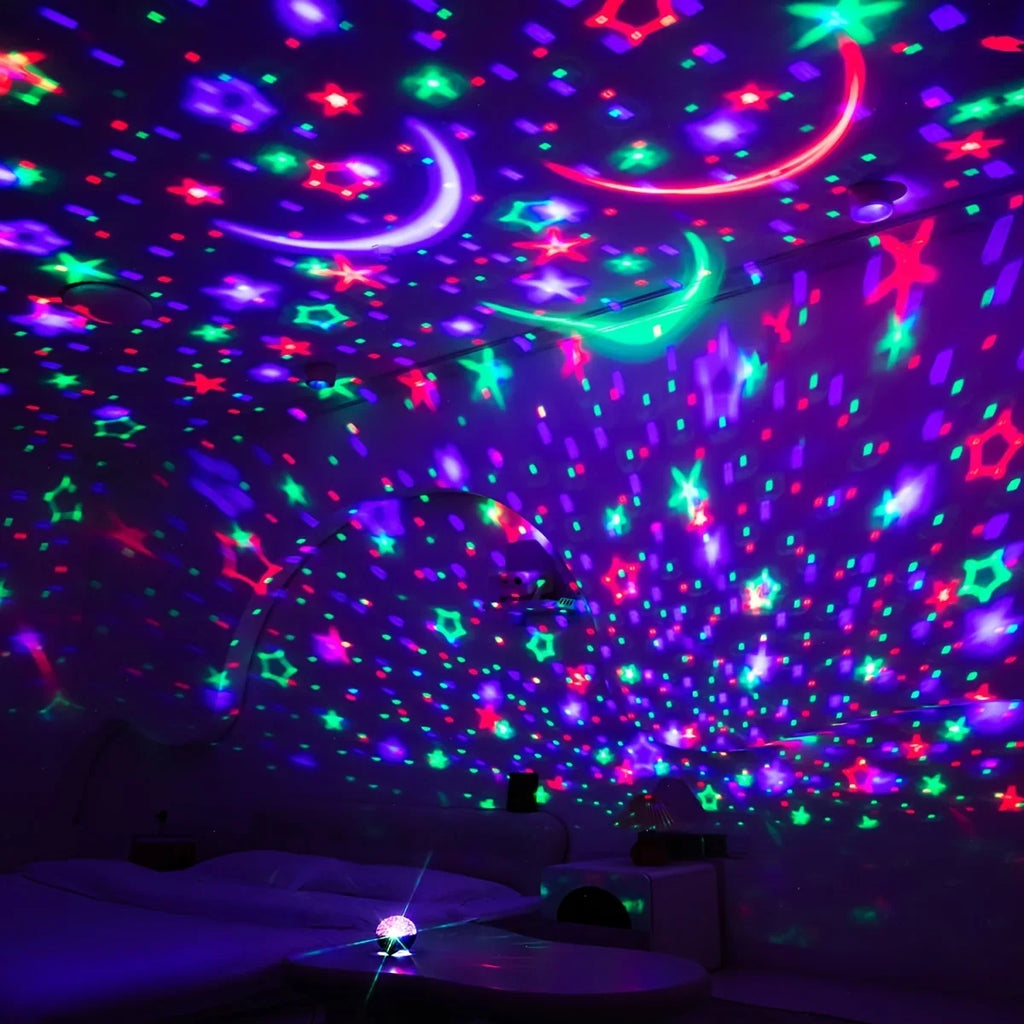 LED Starry Sky Projector Light | 7 Modes Night Light with Music Sync