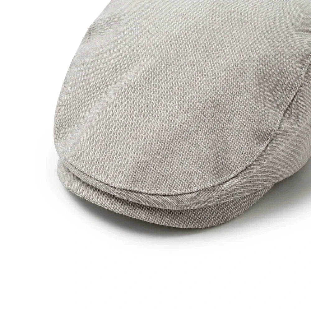 Baby Cotton Beret | Adjustable Solid Hat for Baby Boys