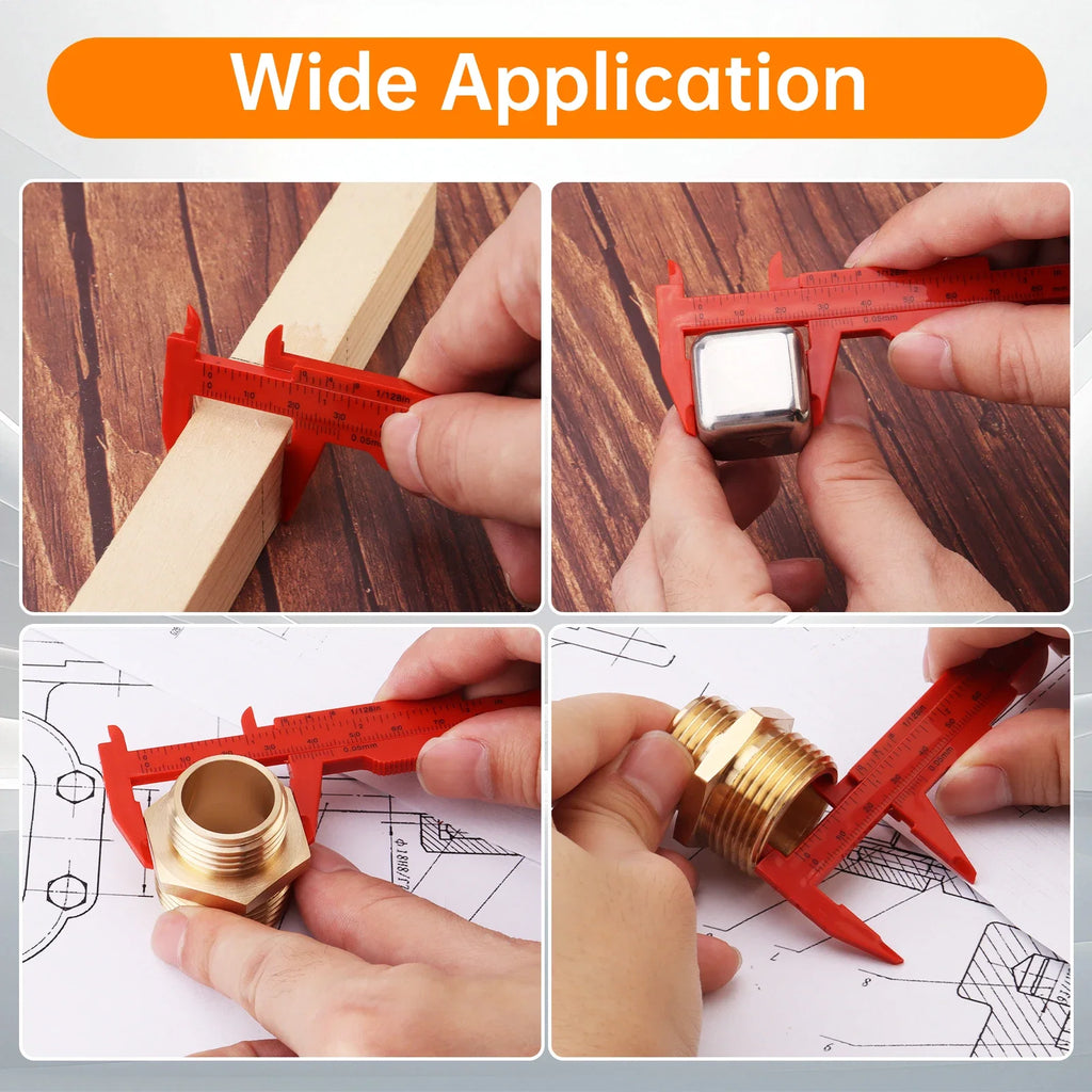 Mini Vernier Caliper 0-80mm | Portable Metric Imperial Measuring Tool
