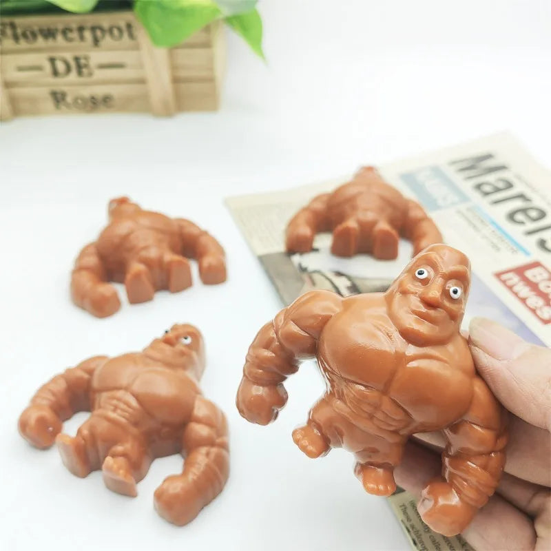 Italian Tung Tung Tung Sahur Fidget Toy | Tralalero Tralala Brainrot Squeeze Toy for Anxiety Relief