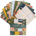 24 Sheets Craft Paper Pads | Origami Scrapbooking Background Paper