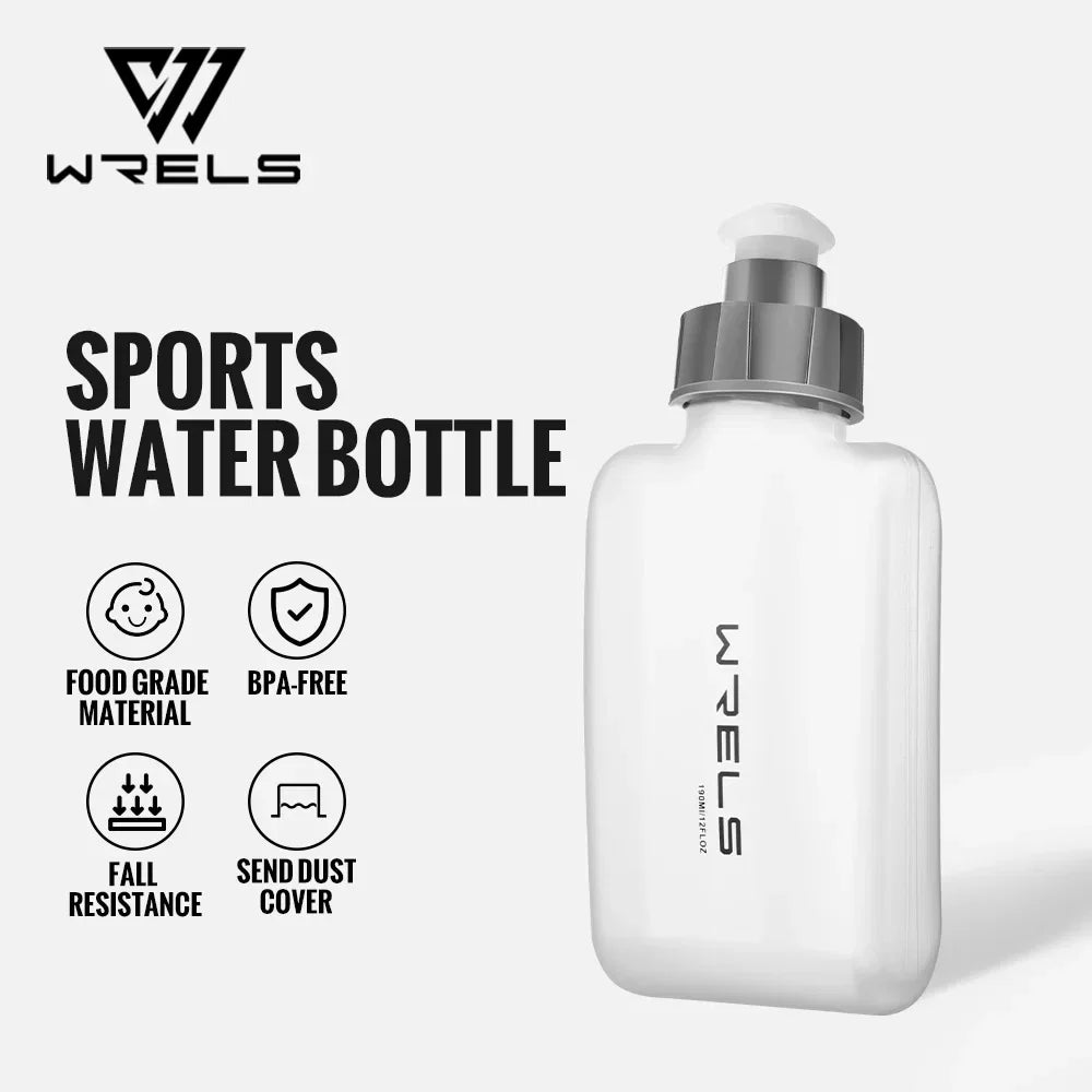 WRELS Curved Waist Water Bottle | BPA-Free Sports Bottle for Running Cycling Travel