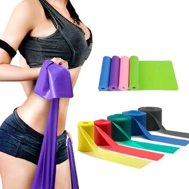 Yoga Tension Sheet | Elastic Resistance Band for Pilates and Stretching