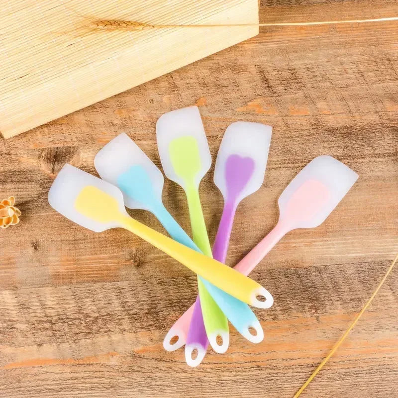Translucent Silicone Spatula Set | Heat Resistant Kitchen Baking Scraper