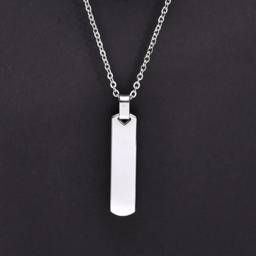 2pcs Vertical Layer Necklaces for Men | Waterproof Stainless Steel Cuban Chain Collar