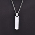 2pcs Vertical Layer Necklaces for Men | Waterproof Stainless Steel Cuban Chain Collar
