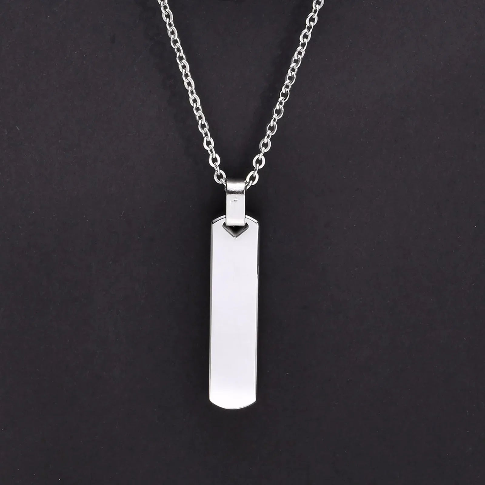 2pcs Vertical Layer Necklaces for Men | Waterproof Stainless Steel Cuban Chain Collar