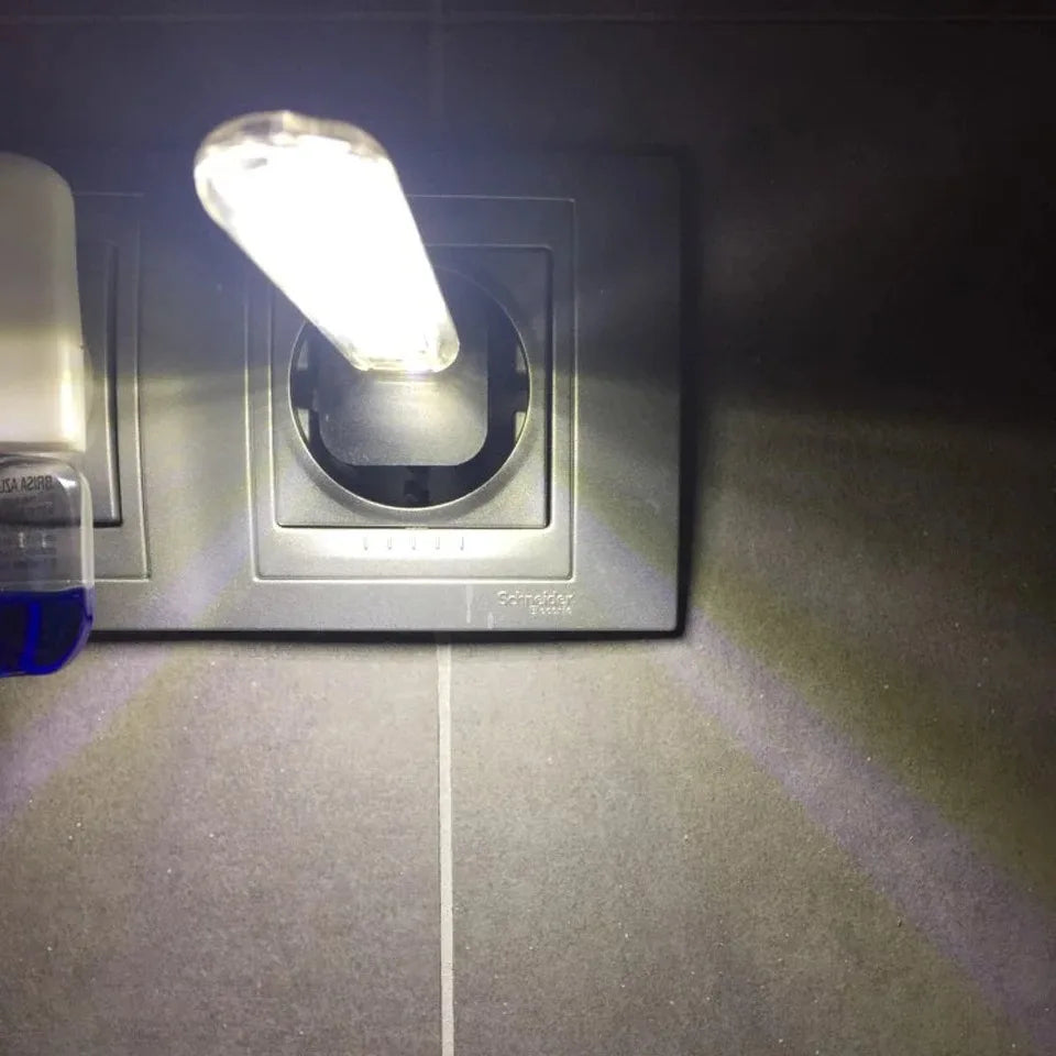 Mini USB LED Book Light | RGB Ultra Bright Reading Lamp with 3 Brightness Levels
