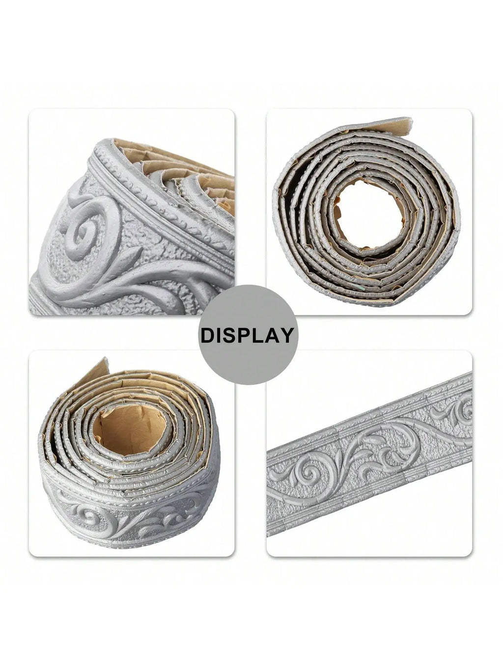 1Pc 230x6cm Fashion Self Adhesive Wall Sticker | Waterproof Thickened Border Strip