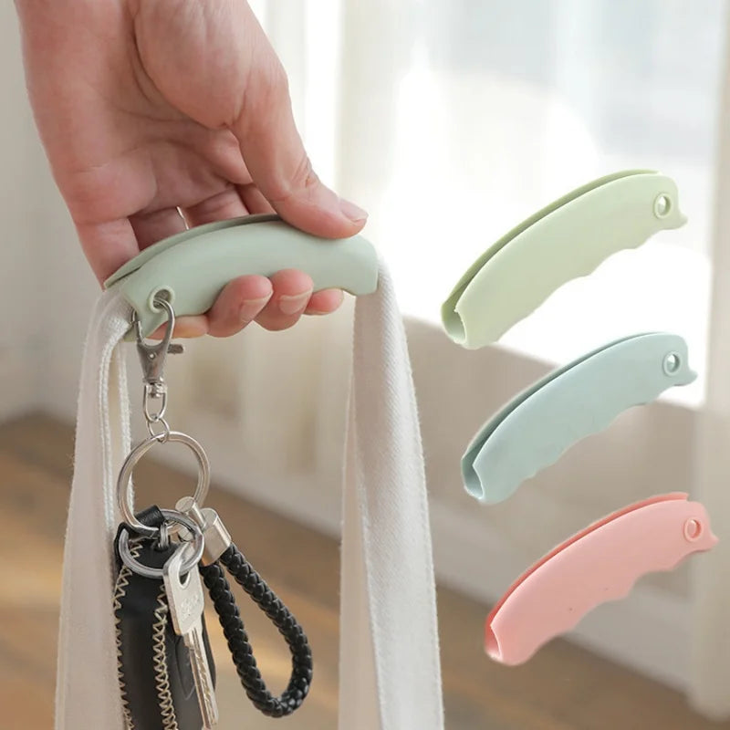 Shopping Bag Holder with Padded Handles | Non-Slip Silicone Hand Protection for Groceries