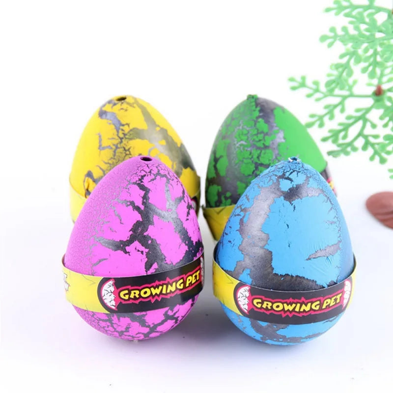 4PCS Magic Hatching Dinosaur Eggs | Water Grow Animal Science Toy