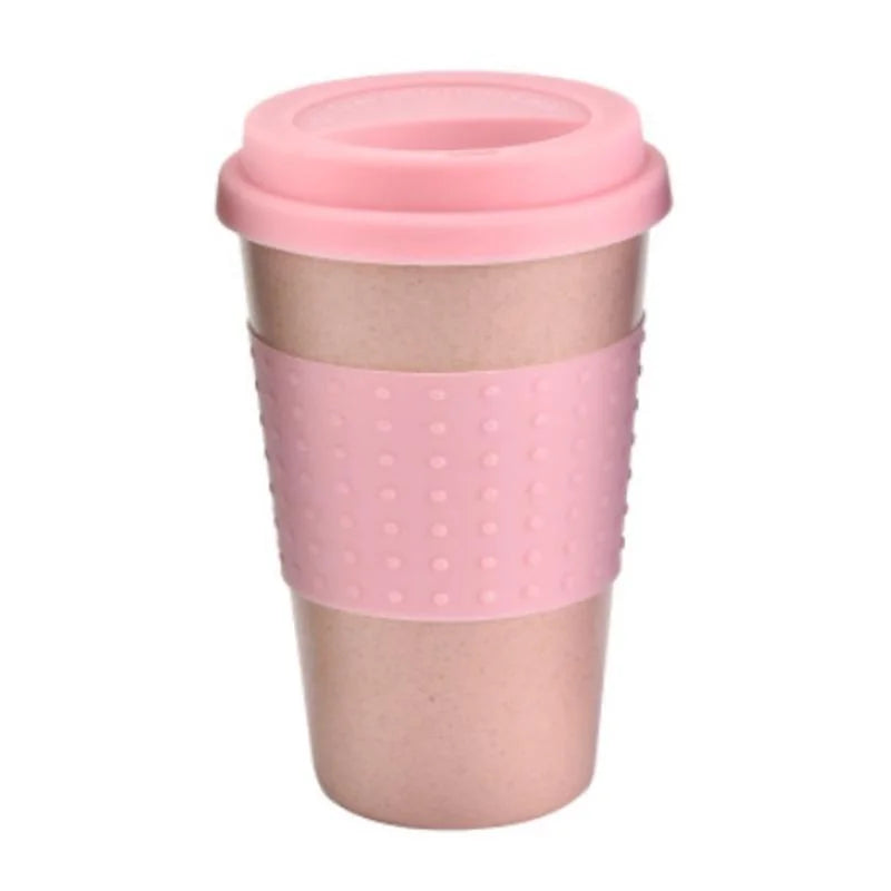 Reusable Wheat Straw Mug | Eco-Friendly Travel Coffee Cup
