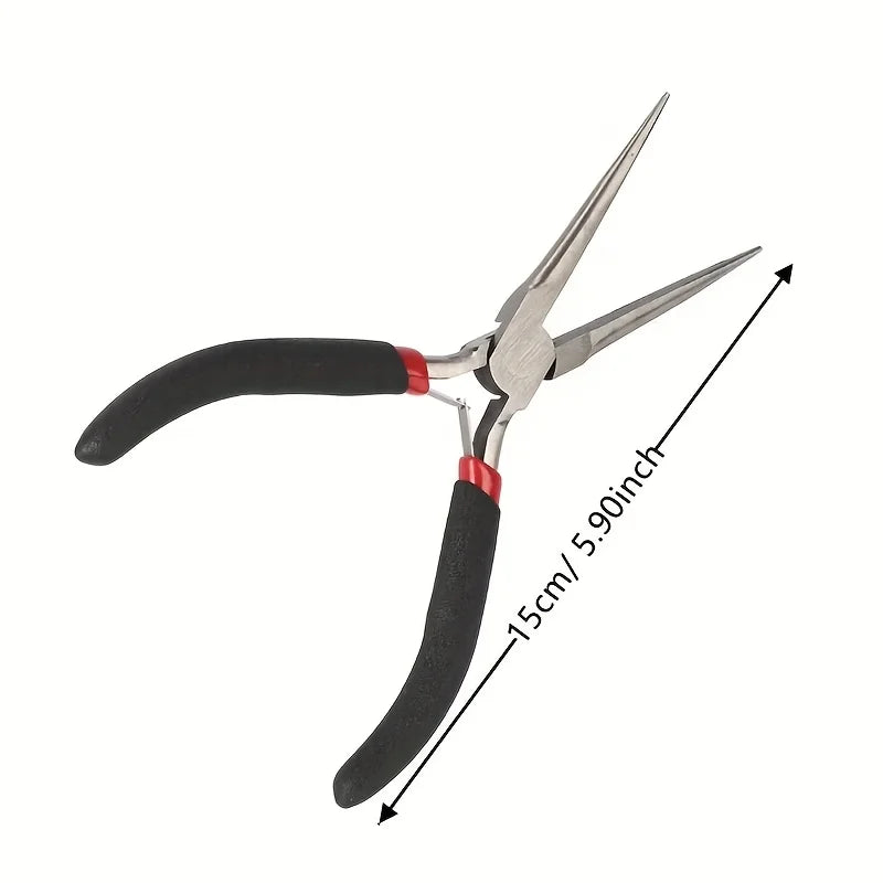Multi-Tool Long Nose Plier | Precision Needle Nose Pliers for Repair and Craft
