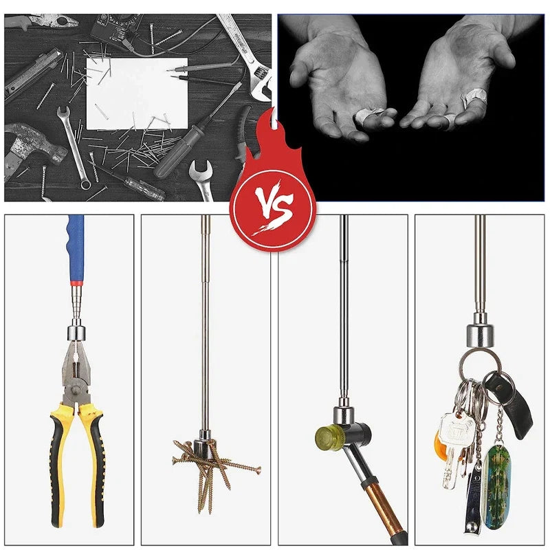 Mini Portable Telescopic Magnet Pen | Extendable Pick Up Tool for Nuts and Bolts