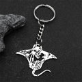 Manta Ray Sea Devil Fish Pendant Necklace | Stainless Steel Gold Silver Color Chain Jewelry
