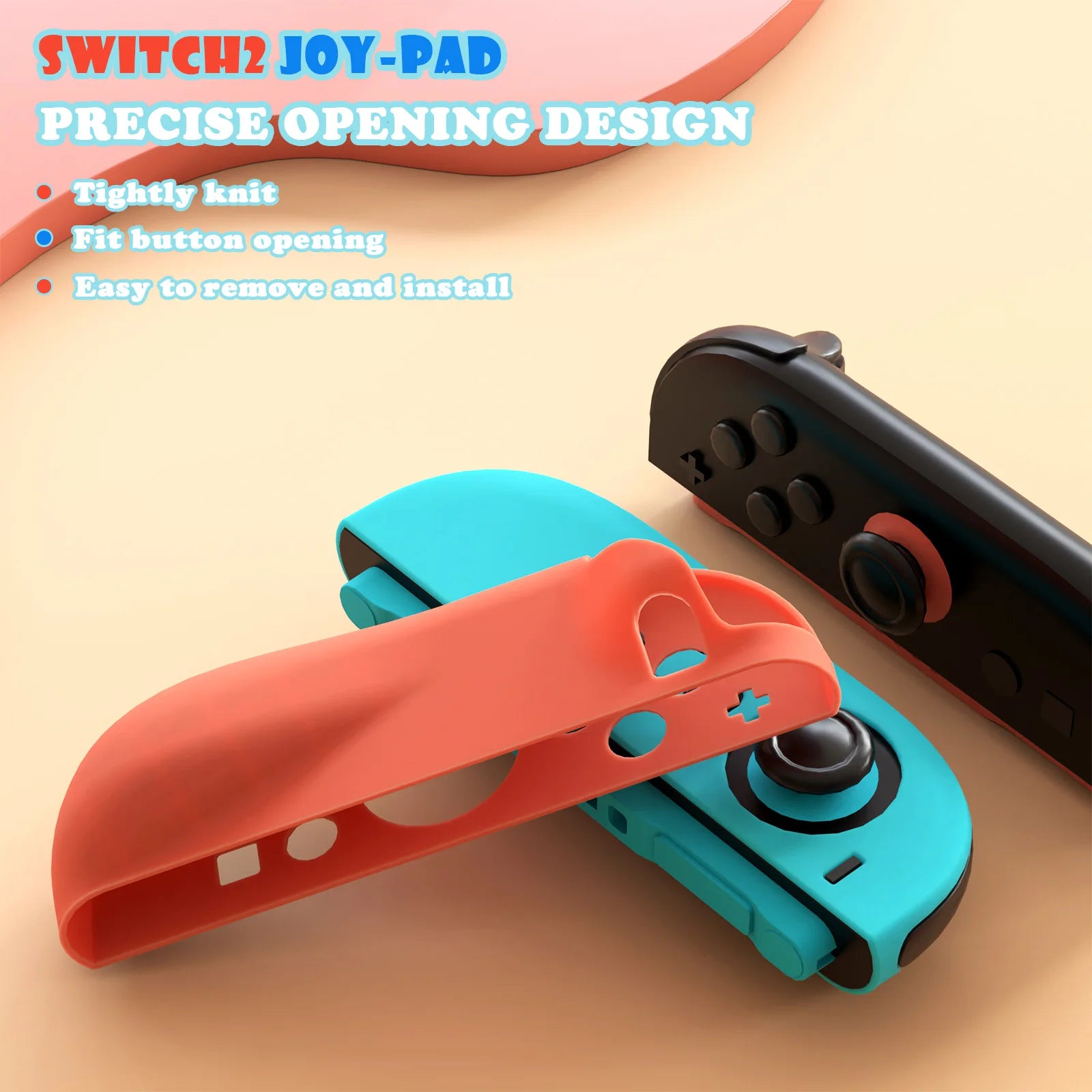 Silicone Grip Cover for Nintendo Switch 2 | Protective Controller Shell