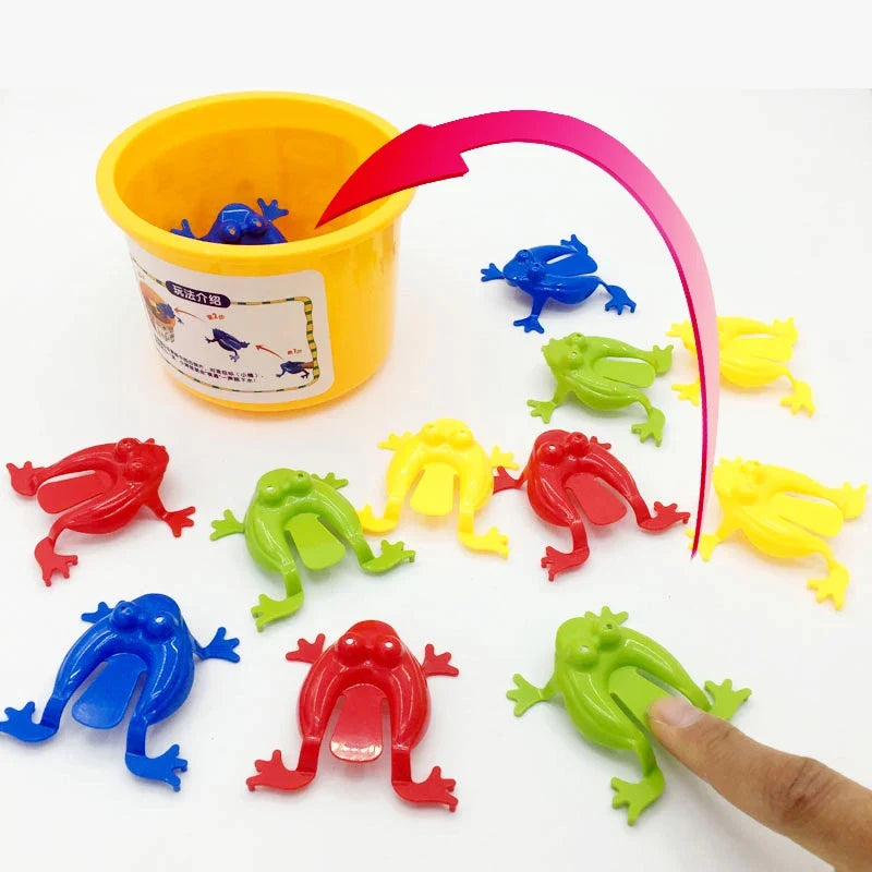 5/10/20 Pcs Jumping Frog Bounce Fidget Toys | Antistress Family Game for Kids