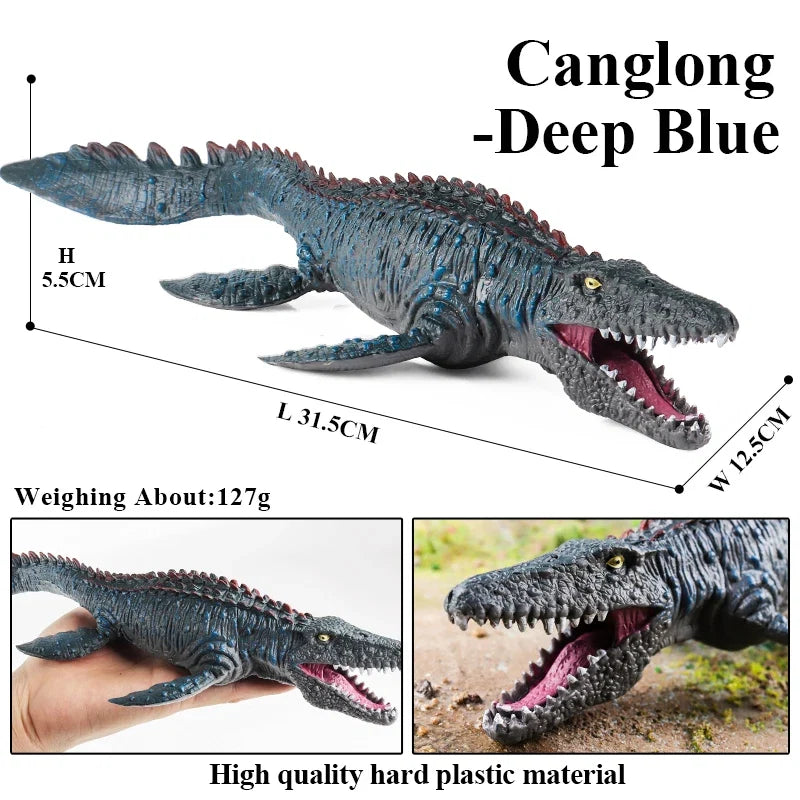 Oenux Jurassic Dinosaurs Action Figures Set | 5 Realistic PVC Models Collection Toy