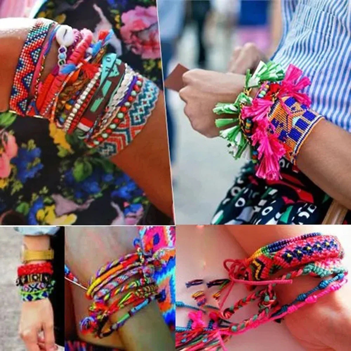 Rope Weave Bohemia Friendship Bracelet | Handmade Summer Beach Style Jewelry