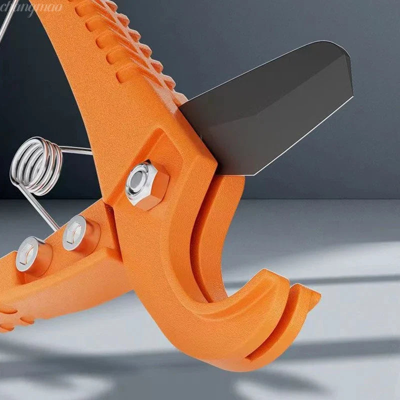 Plastic Pipe Cutter | One-Hand Operation PVC PPR Tube Cutting Tool with Compact Scissors Design