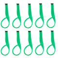 10pcs 22Inch Synthetic Long Straight Hair Extensions Clip in Colored Party Highlights Hairpieces for Women Kids Girls