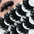 Thick Dramatic Faux Mink Eyelashes | 5 Pairs of Fluffy 3D Lashes for Dramatic Volume