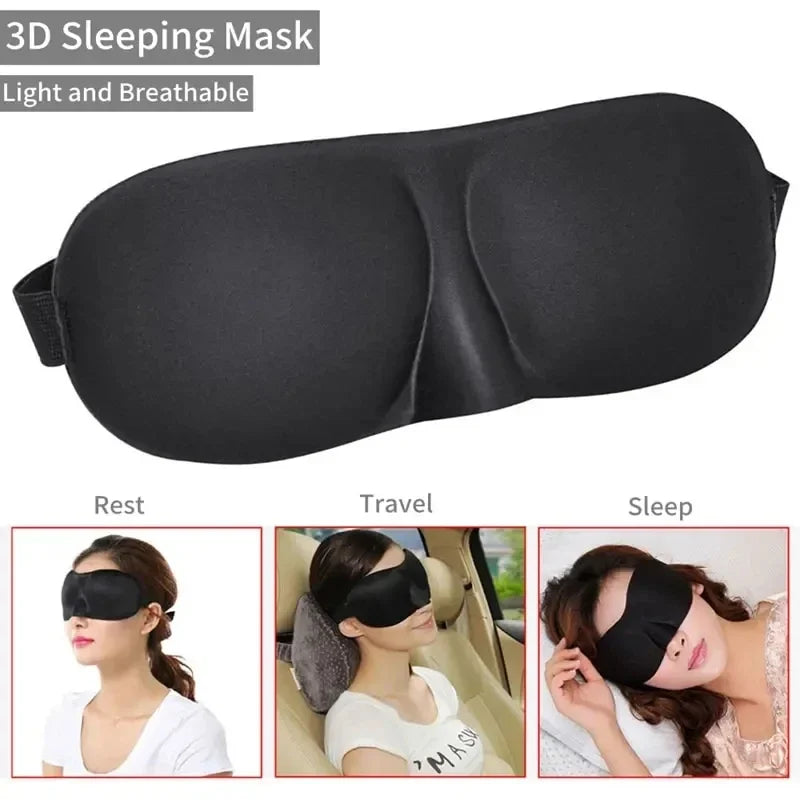 3D Sleep Eye Mask | Light Blocking Sleep Aid