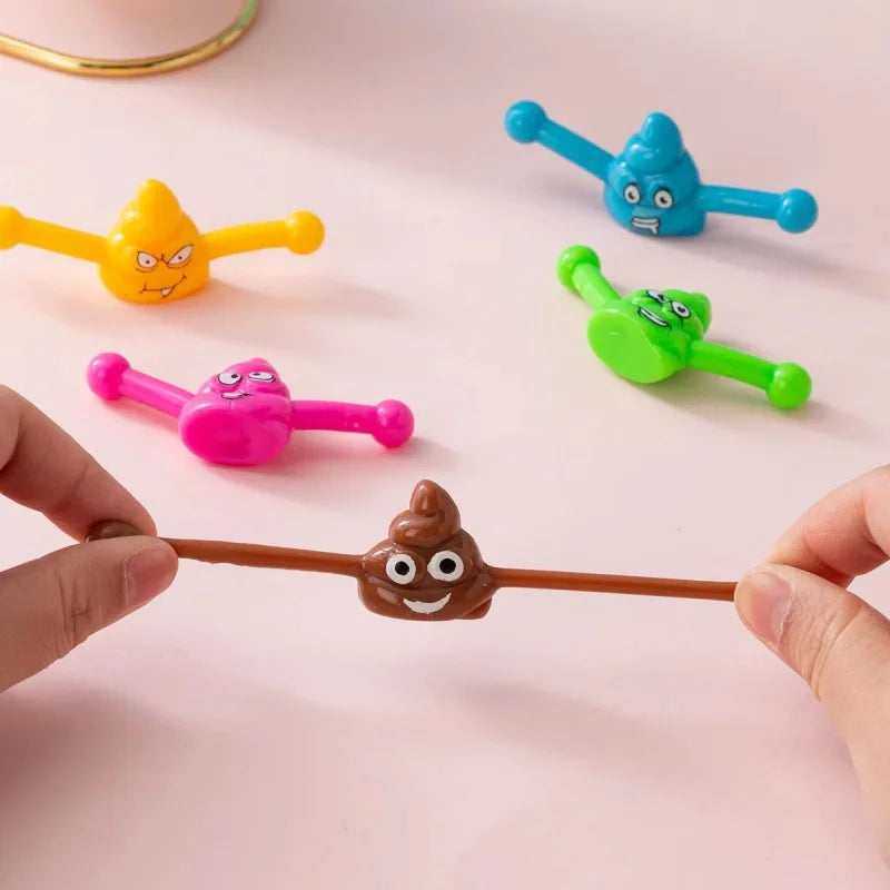 Funny Poop Slingshot Prank Toy | Novelty Shooting Game for Kids