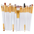 20-Piece Eye Makeup Brush Set | Complete Eye Shadow & Eyeliner Tools