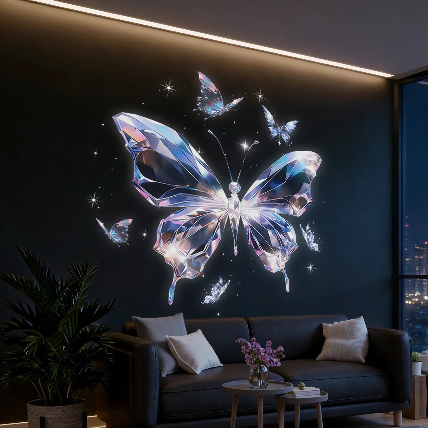 Butterfly Projection Night Light | 5 Pattern 360 Degree Rotating LED Lamp