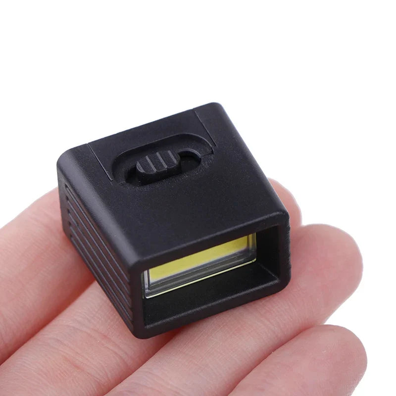 9V Mini LED Flashlight | Compact COB Key Light for 6F22 Battery