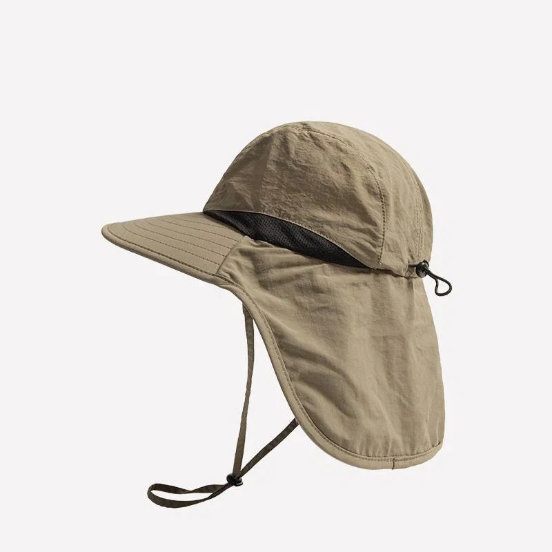 Sun Protection Fisherman Hat for Men and Women | UV Blocking Neck Flap