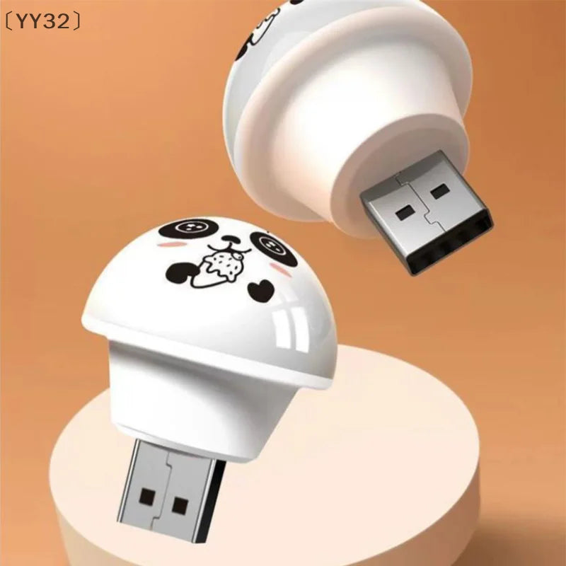 USB Panda Smart Voice Control Night Light | AI-Enabled Bedside and Camping Lamp