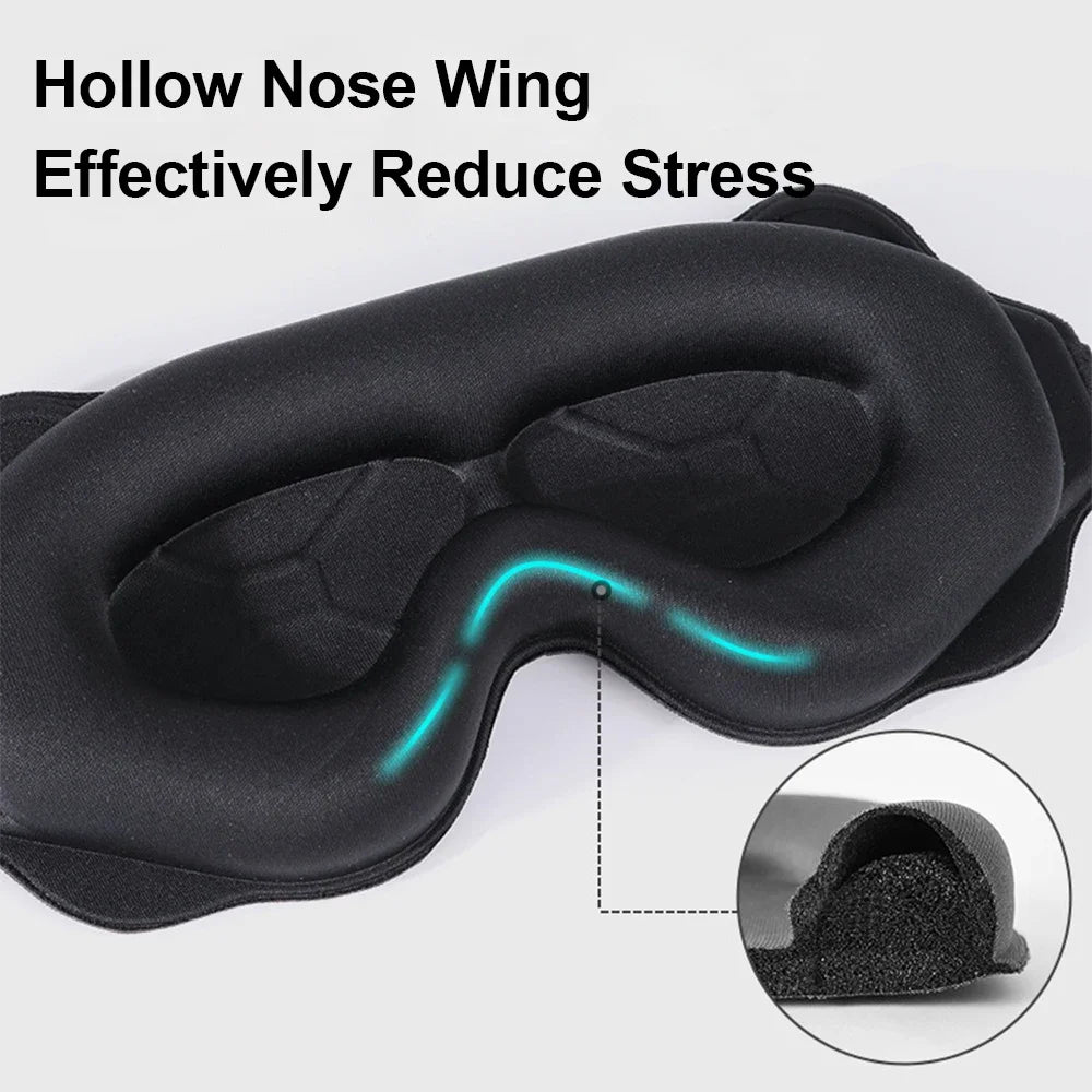 3D Sleep Mask | Contoured Eye Shade for Total Light Blocking