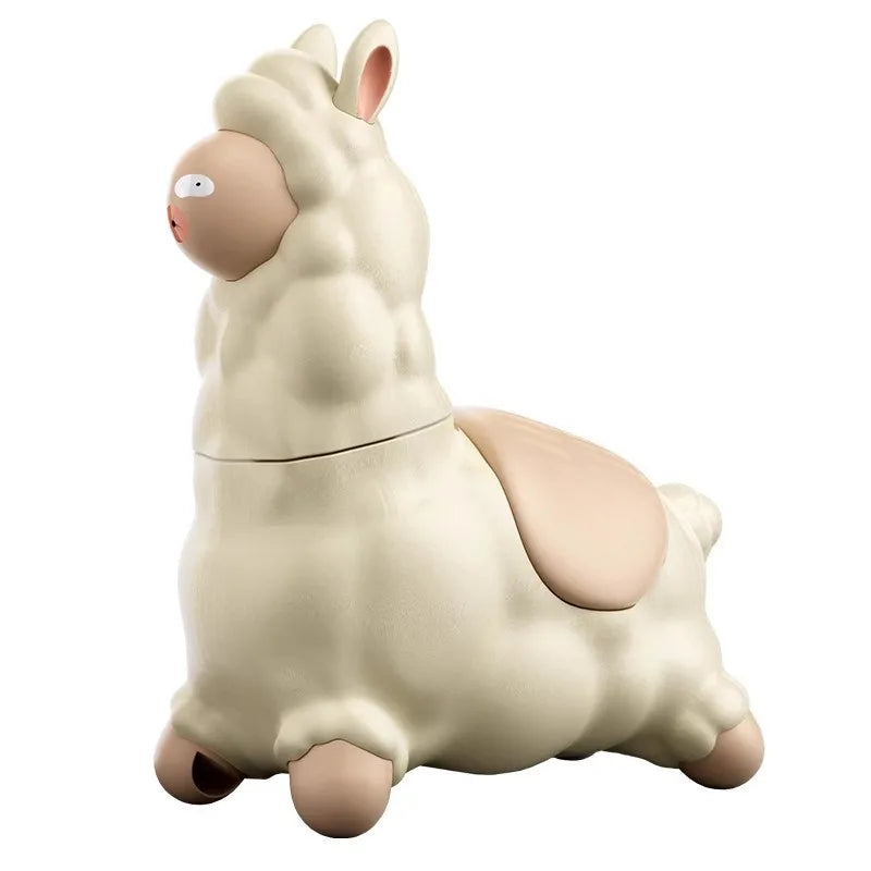 Shaking Head Alpaca Pressing Water Toy | Cute Desktop Water Gun for Kids Outdoor Games