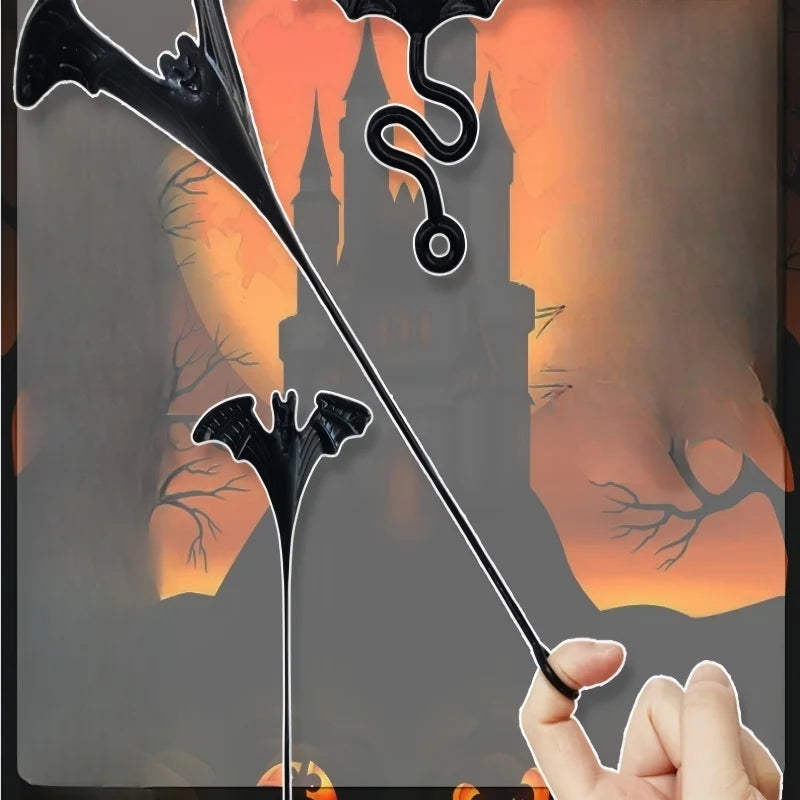 12Pcs Funny Elastic Bat Sticky Toy | Halloween Party Favors and Pinata Fillers for Kids