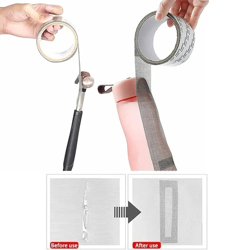 Window Mosquito Net Repair Tape | Self-Adhesive Screen Patch for Broken Holes