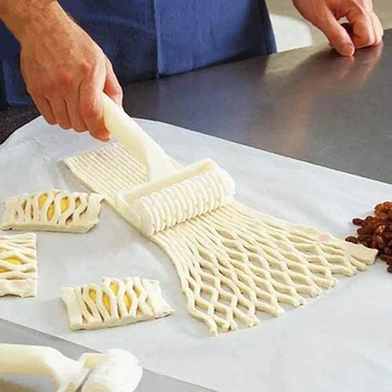 Lattice Pizza Cutter Wheel | Pastry Roller for Wellington and Baking