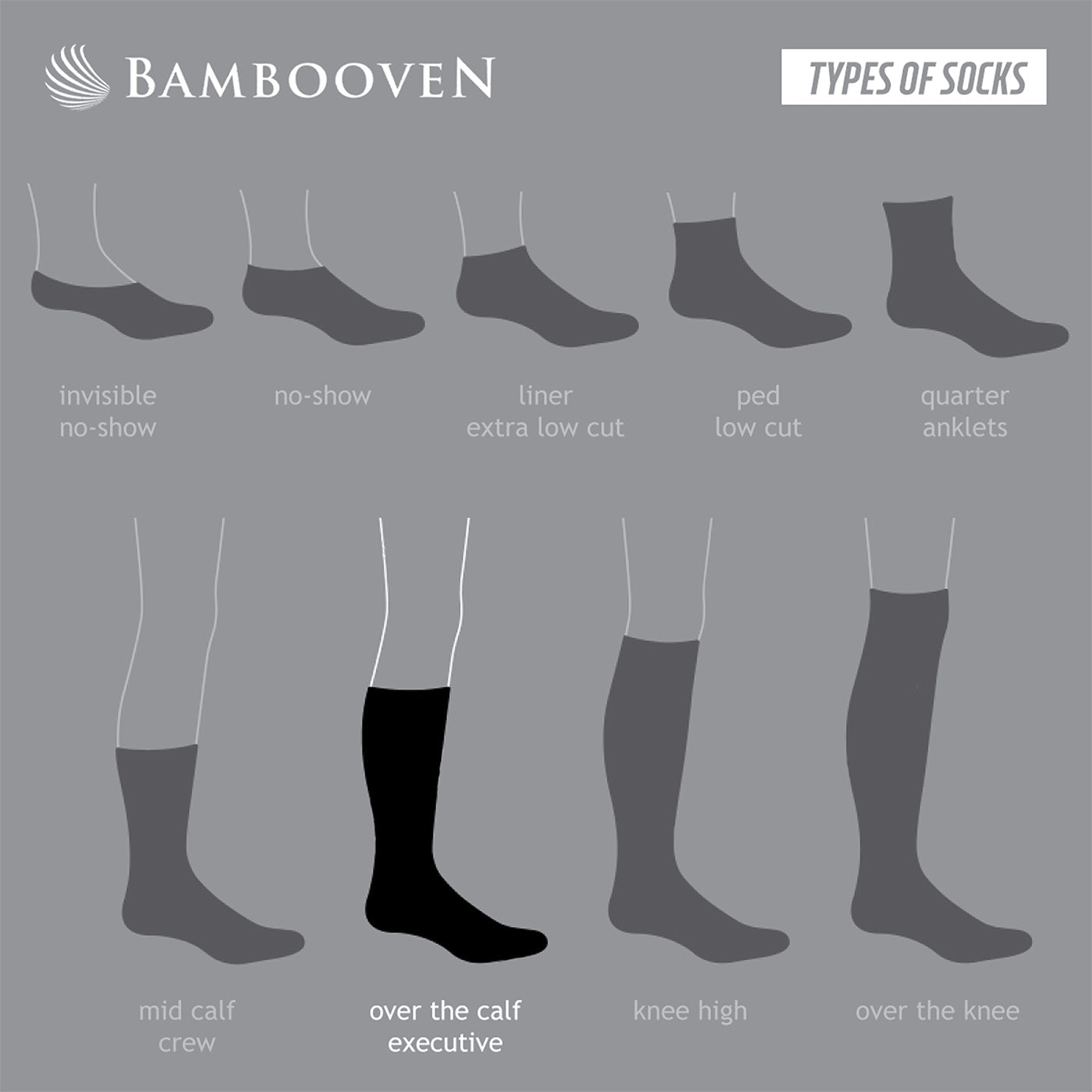 Men’s Bamboo Dress & Trouser Socks 6-Pack - 625