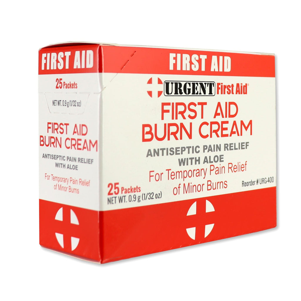 First Aid & Burn Cream .9gram, 25 Packets Per Box