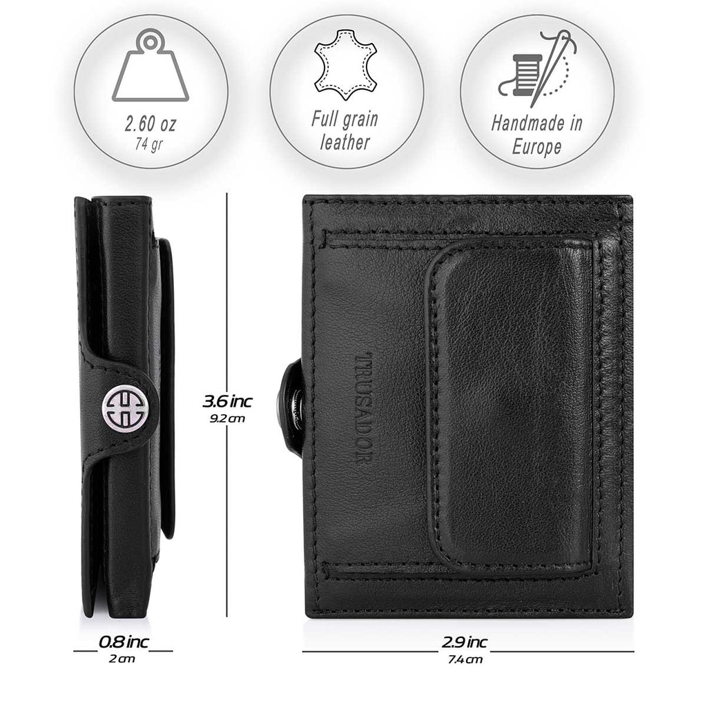 Valencia Leather Wallet With Coin Pocket