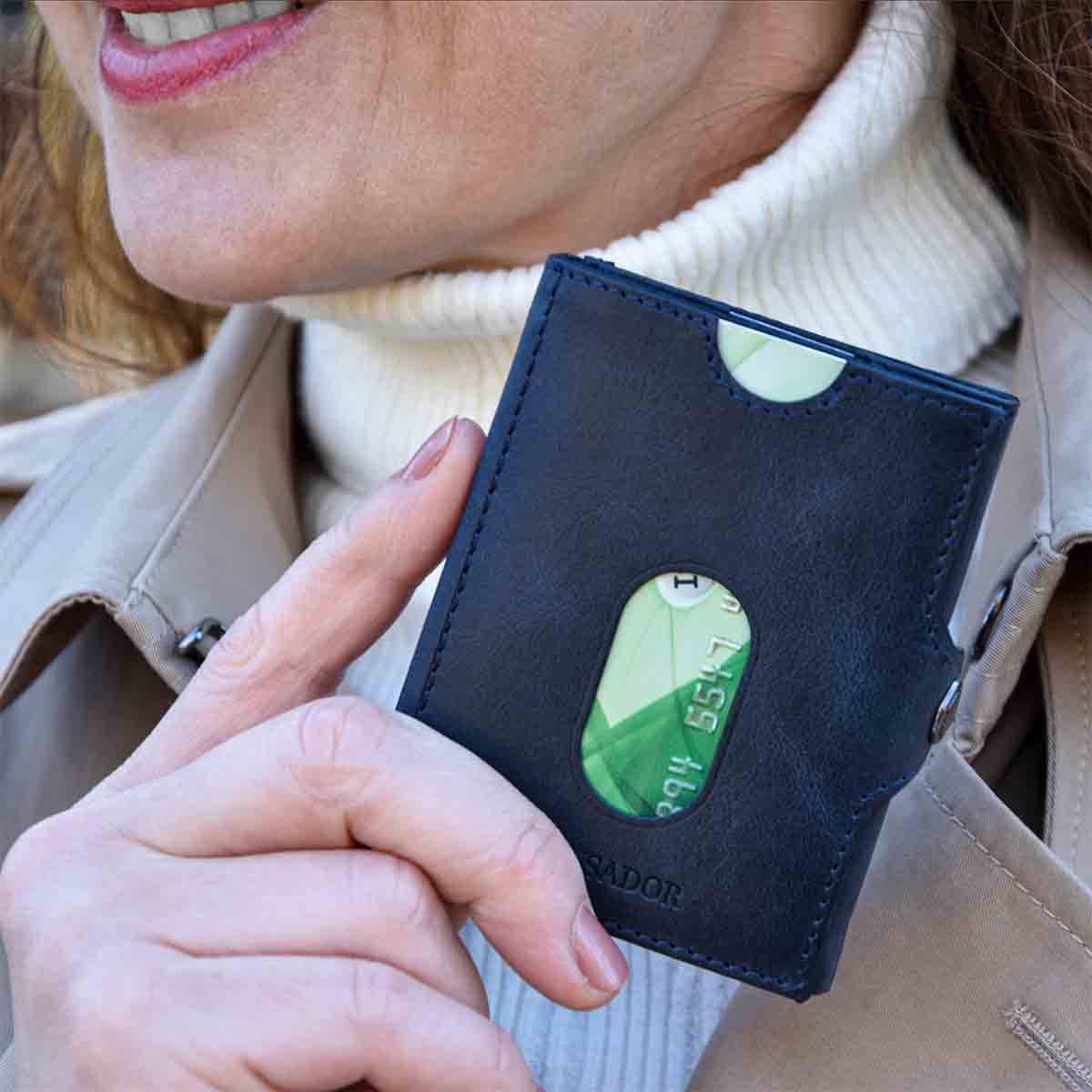 Valencia Leather Wallet With Coin Pocket