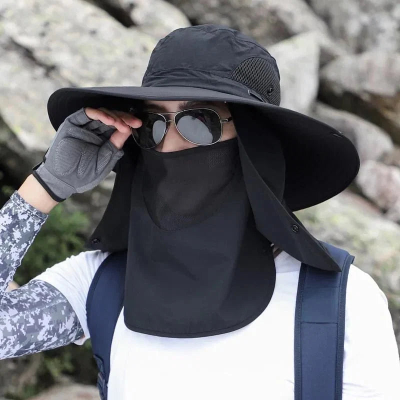 Adjustable Outdoor Fishing Hat | Breathable Sunshade Cap for Men and Women
