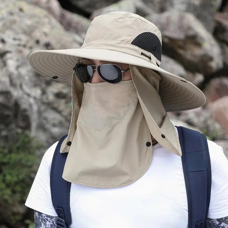 Adjustable Outdoor Fishing Hat | Breathable Sunshade Cap for Men and Women